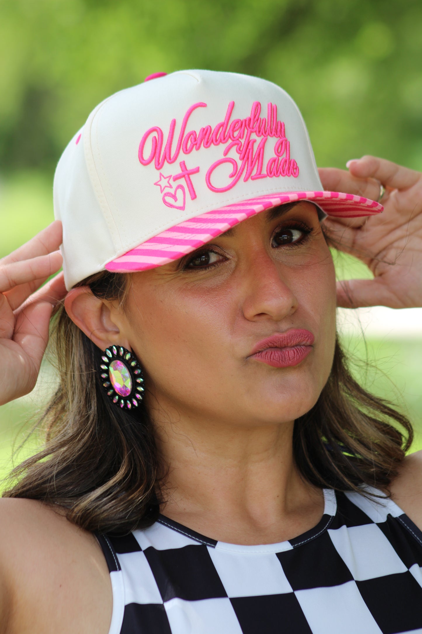 Wonderfully Made Hat- Pink