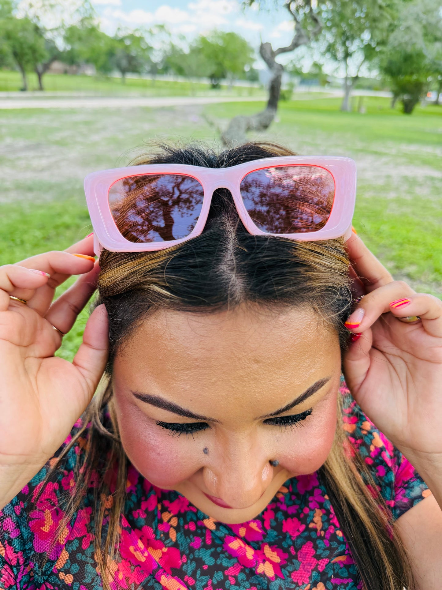 Pink Sunglasses