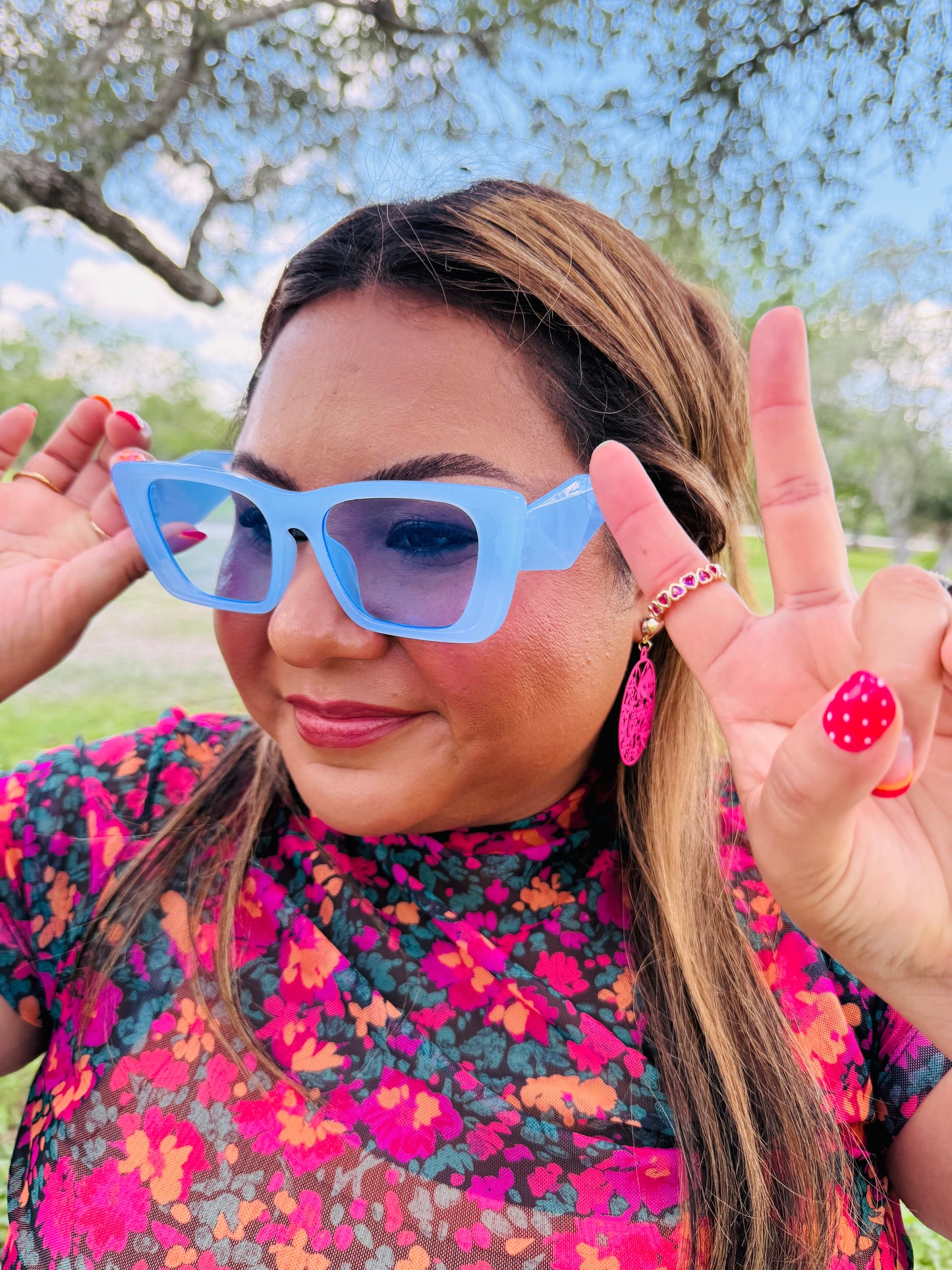 Blue Sunglasses