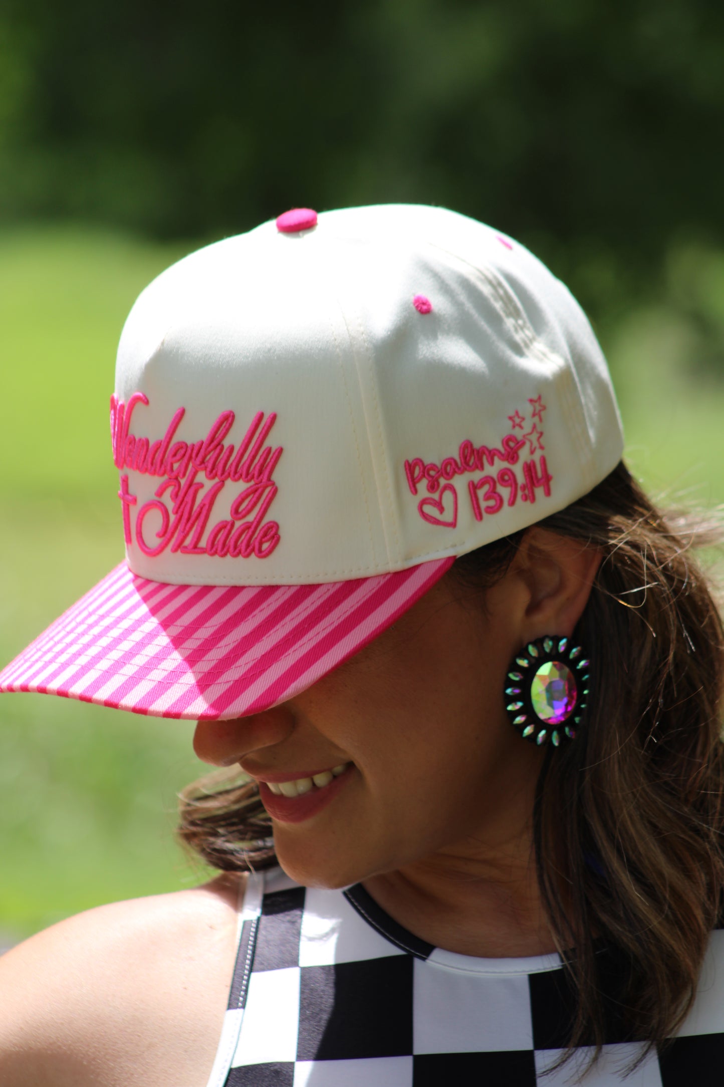 Wonderfully Made Hat- Pink