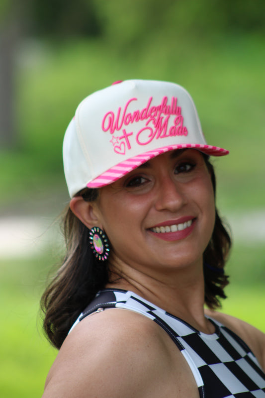 Wonderfully Made Hat- Pink