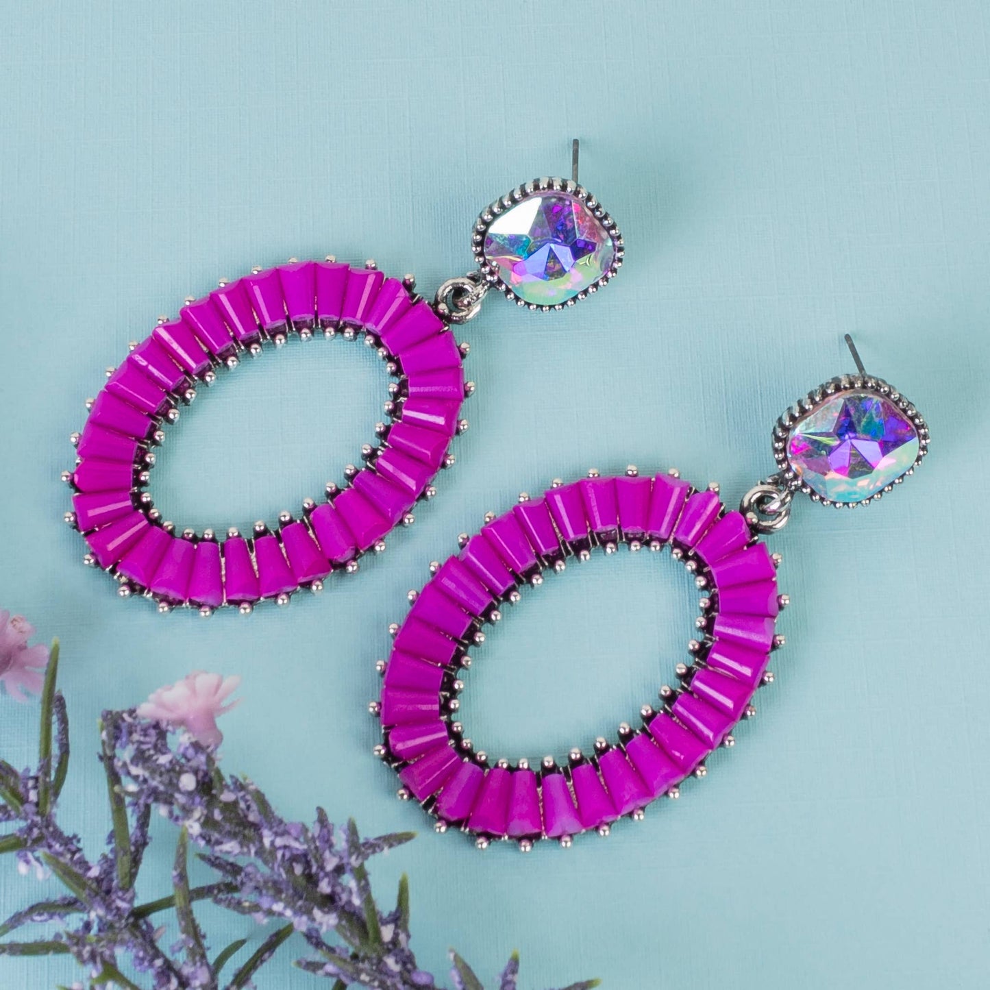 Crystal Drop Earrings