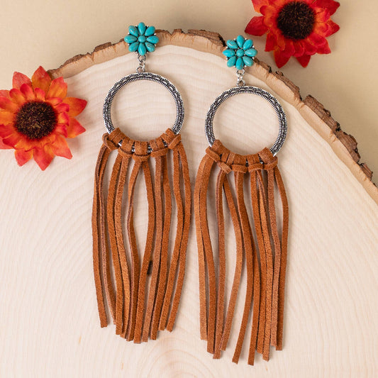 Squash Blossom Tassel Earrings