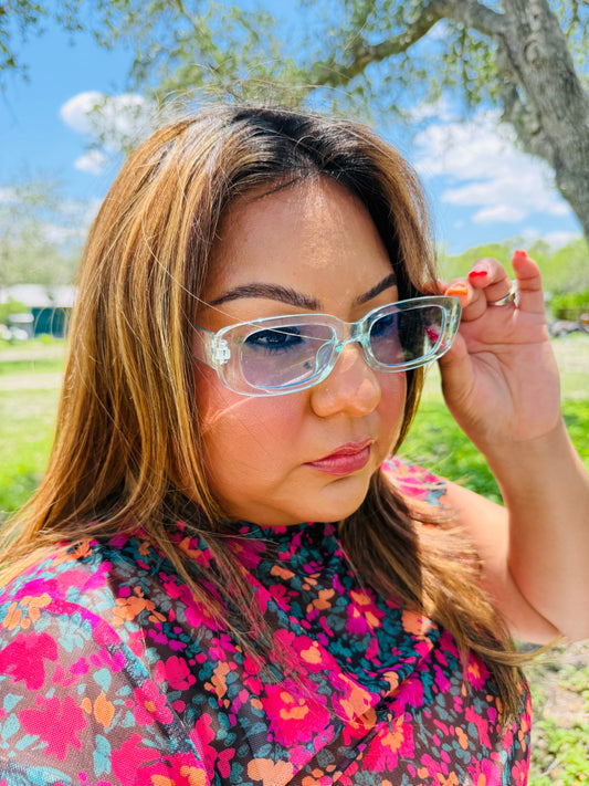 Clear Sky Blue Sunglasses