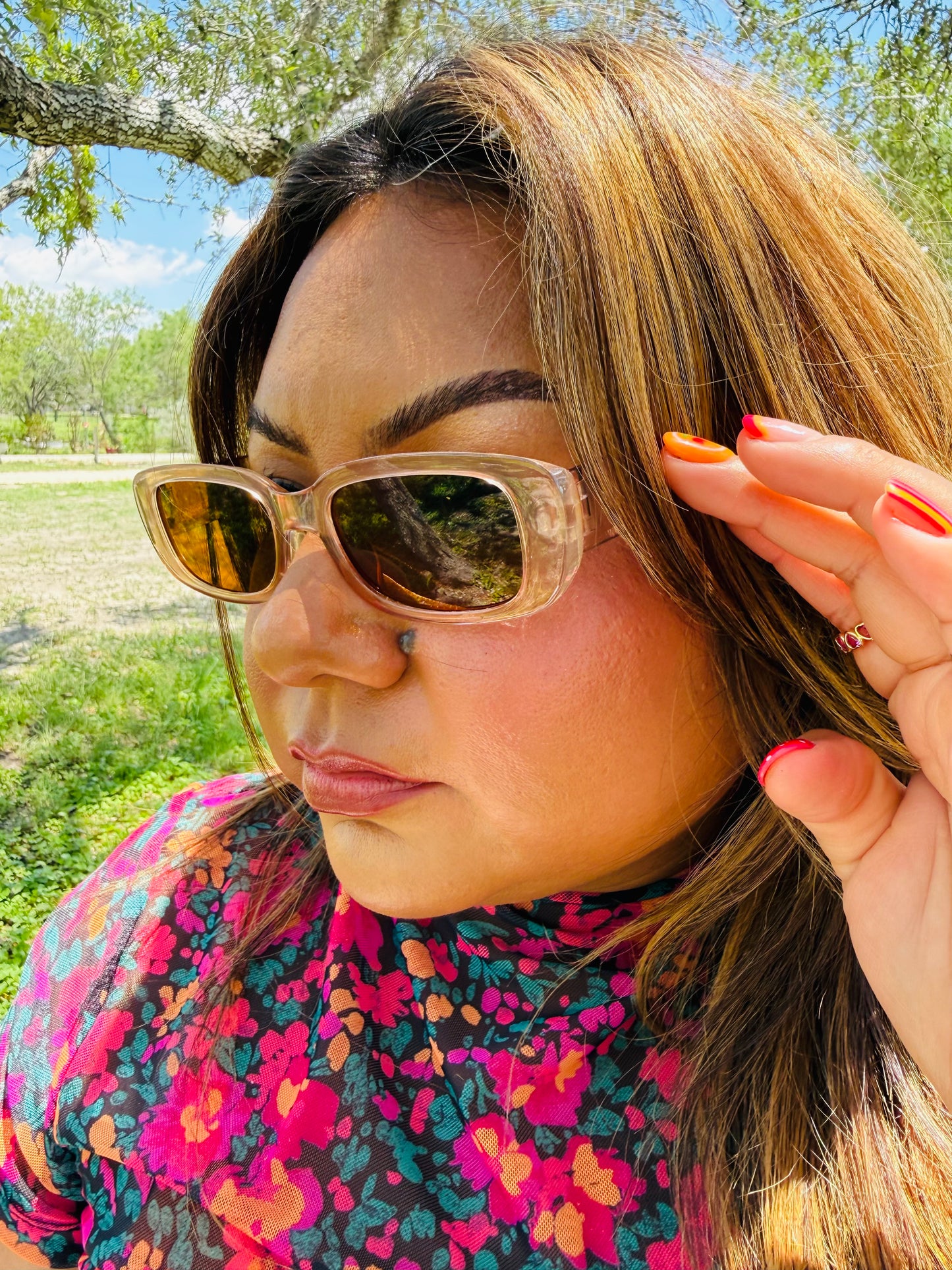 Champagne Brown Sunglasses