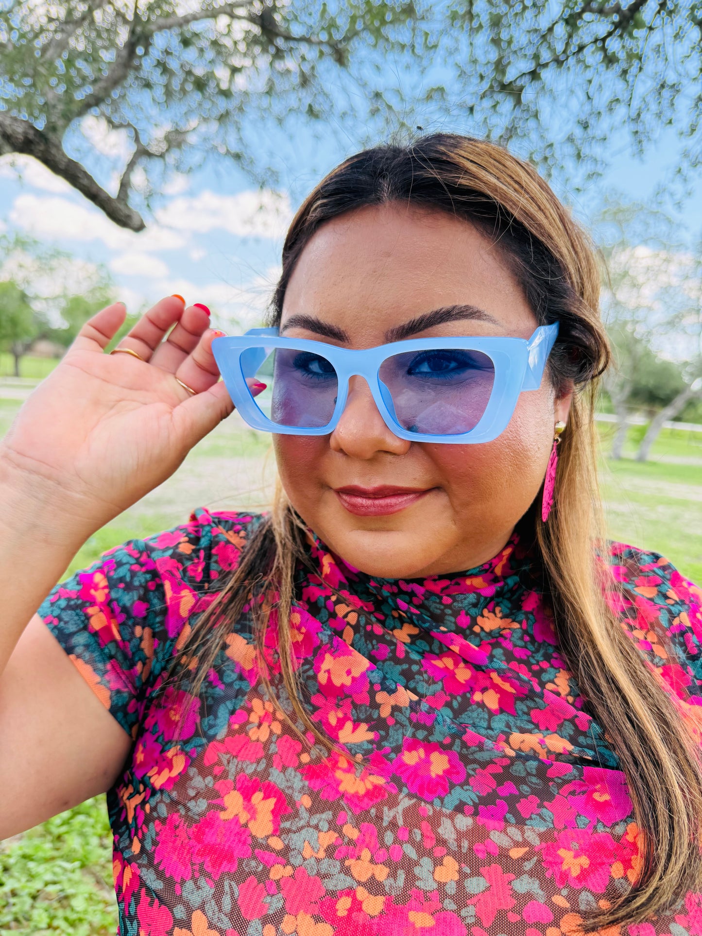 Blue Sunglasses