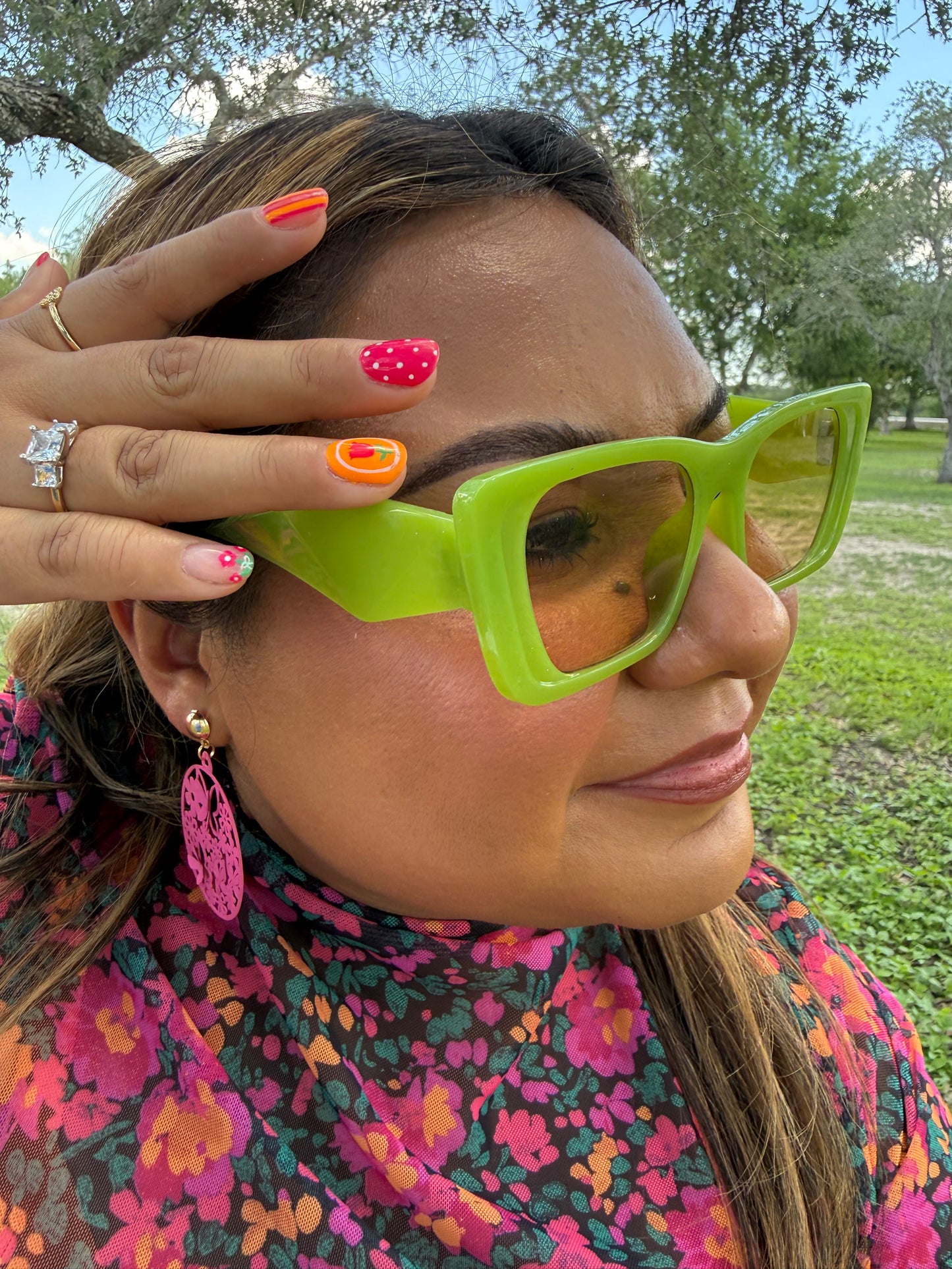 Green Sunglasses
